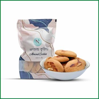 Almond Cookies – আলমন্ড কুকিজ – O’Natural – 400 Gm