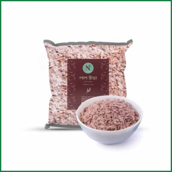 Red Flattened Rice – লাল চিড়া – O’Natural – 500 Gm