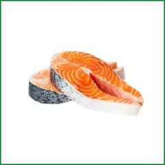 Norwegian Salmon Steak (Without Head) – O’Natural/Kg