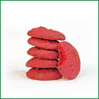 Red Velvet Cookies – রেড ভেলভেট কুকিজ – O’Natural – 250 Gm