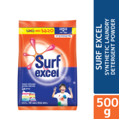 Surf Excel Synthetic Laundry Detergent Powder 500 gm